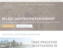 Tablet Screenshot of jachthavenkortenhoef.nl